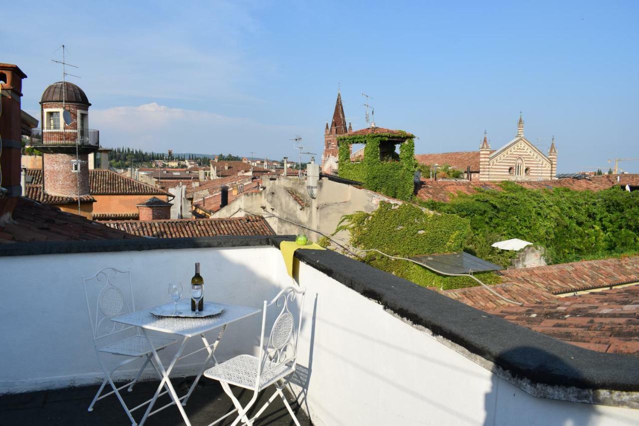 La Soffitta Bohemien Appartement Verona Buitenkant foto